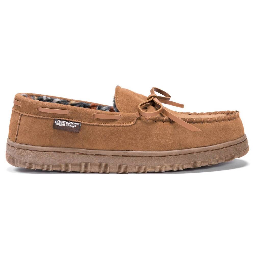 NEW MUK LUKS men's paul suede moccasin in tan